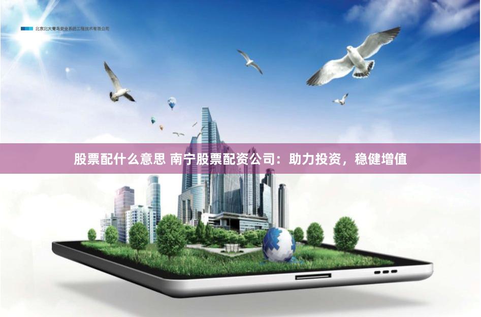 股票配什么意思 南宁股票配资公司：助力投资，稳健增值